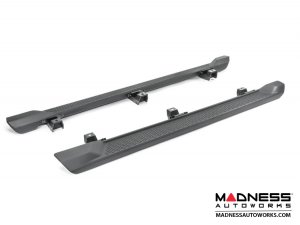 Jeep Wrangler JL Side Steps - Molded Black Plastic - 4 Door 